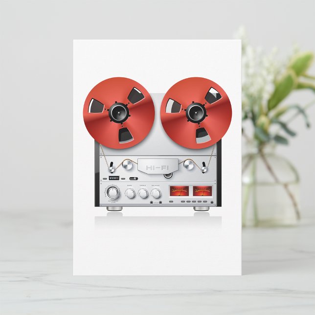 Vintage Stereo-inbjudningar Inbjudningar (Skapare uppladdad)
