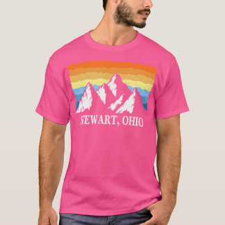 Vintage Stewart Ohio Mountain Hiking Souvenir Prin T Shirt