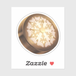 Vintage Sticker Clock Steampunk Skrapbook Klistermärken