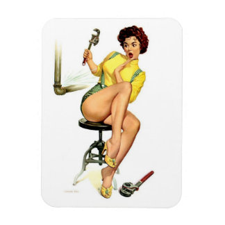 Vintage-stift upp flexibel Magnet