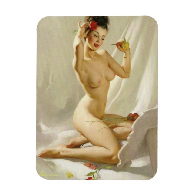 Vintage-stift upp Retro Flexibel Magnet (Vertikal)