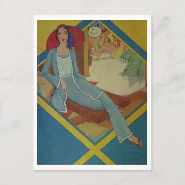 Vintage Stil 1931 Vykort (Framsida)