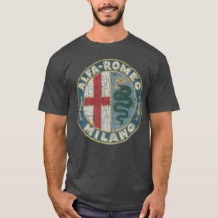 VINTAGE STIL Alfa Romeo Milano T Shirt