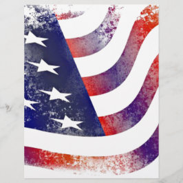 Vintage Stil Amerikanska Flagga