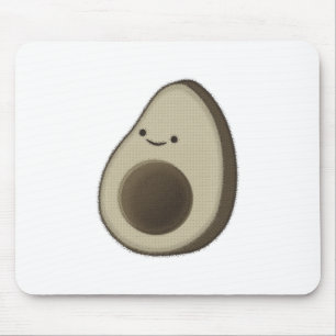 Vintage Stil Avocado Teckning Musmatta