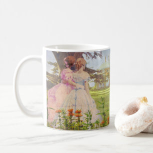 Vintage Stil Best Friends Walking in i Garden Kaffemugg