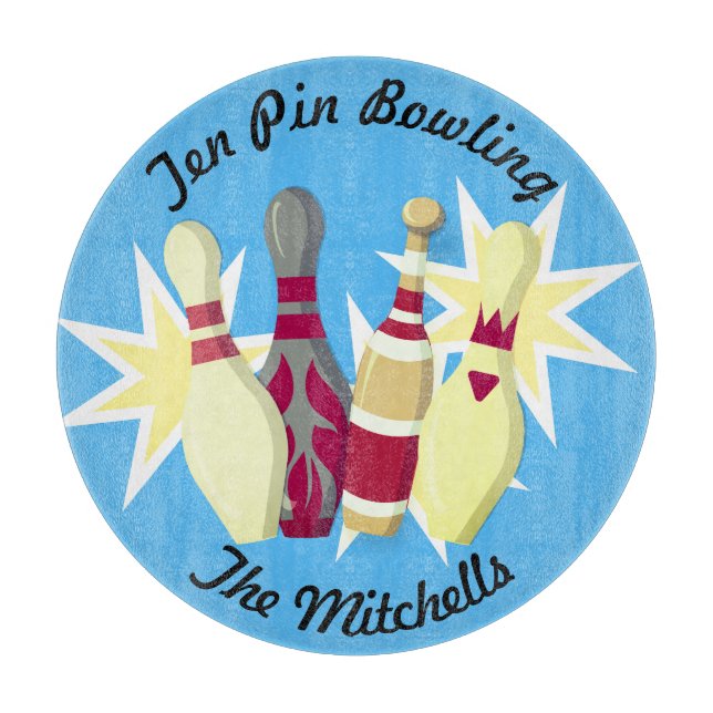 Vintage-stil Bowling (Framsidan)