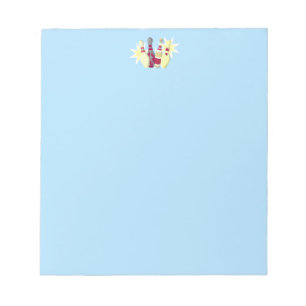 Vintage-stil Bowling Anteckningsblock