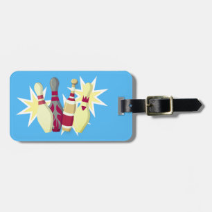Vintage-stil Bowling Bagagebricka