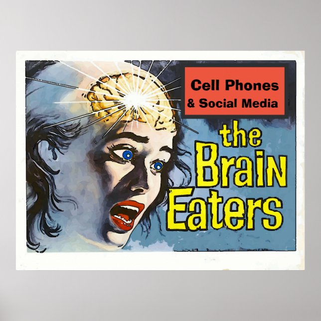 Vintage Stil, Brain Eater, Social Media, redigera  Poster (Framsidan)