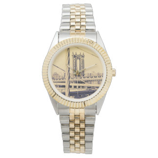 vintage stil, Brooklyn Bridge Armbandsur