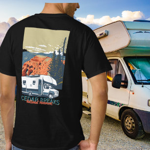 Vintage stil Cedar Breaks National Monument Road  T Shirt