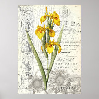 Vintage Stil Collage Poster