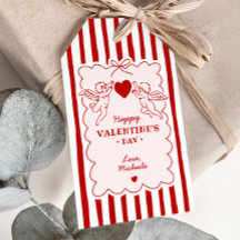 Vintage stil Cupid-klotter Glad Alla Hjärtans Dag
