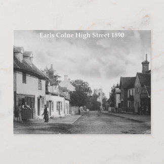 Vintage Stil Earls Colne High Street Postcard Vykort