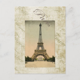 Vintage Stil Eiffel Torn Art Vykort