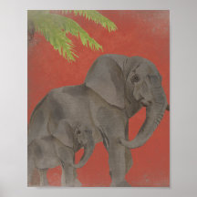 Vintage Stil Elephant