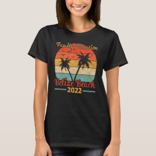 Vintage Stil Family Vacation 2022 Florida Belize T Shirt