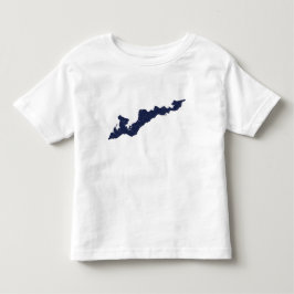 Vintage-Stil Fishers Island Logotyp Shirt - Blue Tee