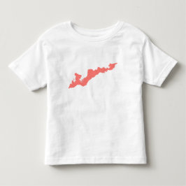Vintage-Stil Fishers Island Logotyp Shirt - Rosa Tee Shirt