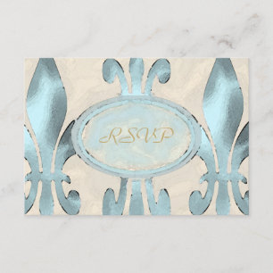 Vintage Stil Fleur de Lis OSA kort