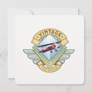 Vintage stil flygemblem