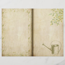 Vintage Stil Gardeners Journal sida