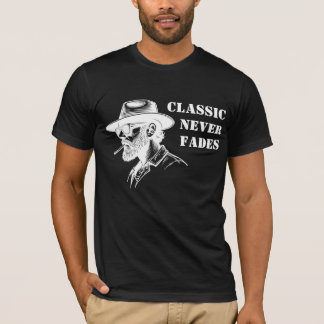 Vintage Stil gentleman med Fedora Hat T Shirt