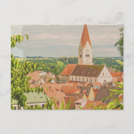 Vintage Stil German Village Vykort