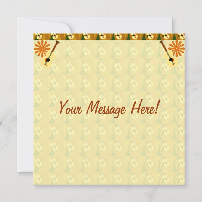 Vintage Stil Guitar (Framsida)