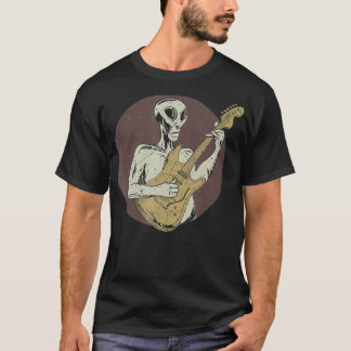 Vintage Stil Guitar T Shirt