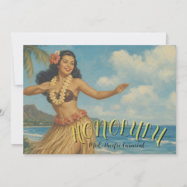 Vintage stil Hawaii Resa (Framsida)