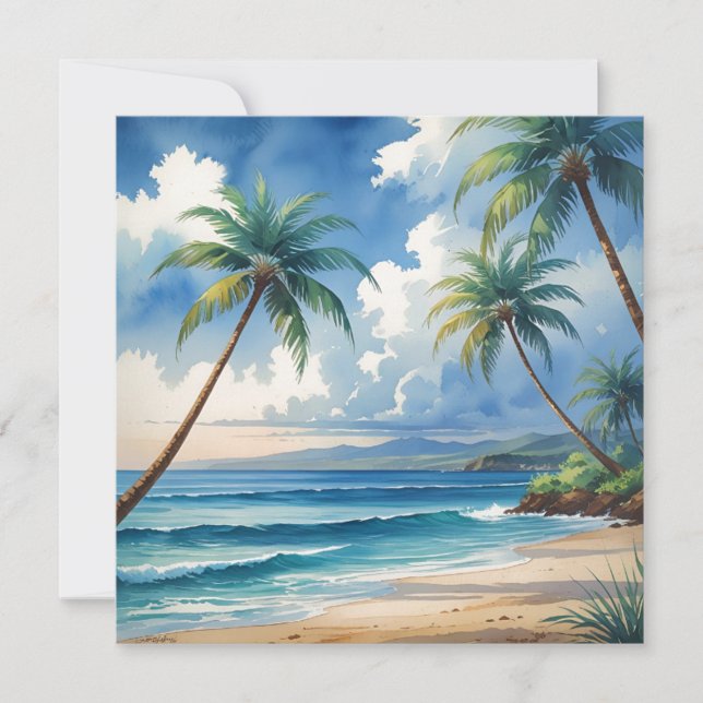 Vintage Stil Hawaii Travel Aloha från Hawaii (Framsida)