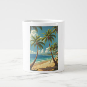 Vintage Stil Hawaii Travel Aloha från Hawaii Jumbo Mugg