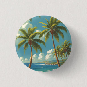 Vintage Stil Hawaii Travel Aloha från Hawaii Knapp