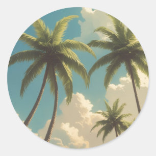 Vintage Stil Hawaii Travel Aloha från Hawaii Runt Klistermärke