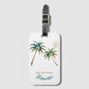 Vintage stil hawaiian resa Honolulu Bagagebricka