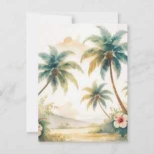 Vintage Stil Hawaiian Travel Honolulu Vykort