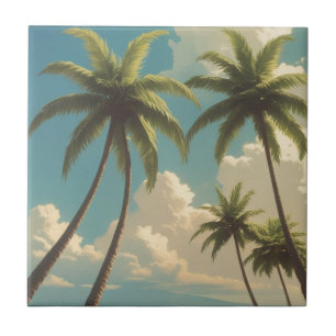 Vintage stil hawaiianskt resor Aloha från Hawaii Kakelplatta