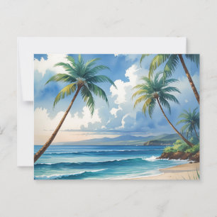 Vintage stil hawaiianskt resor Aloha från Hawaii Vykort