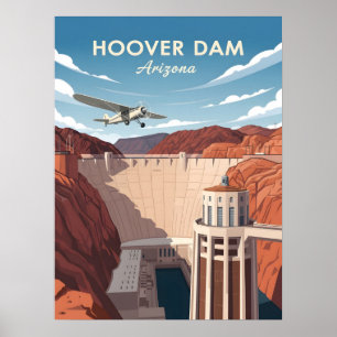 Vintage stil illustration av hovdammen poster