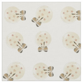 Vintage Stil jul Ornament Watercolor Fabric Tyg