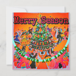 Vintage Stil Julgran lägger till texten