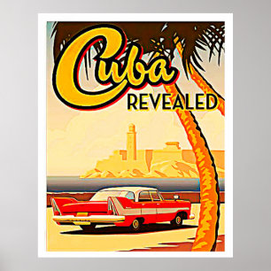 Vintage Stil Kuba Poster