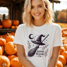 Vintage stil kvinnors Halloween-tshirt