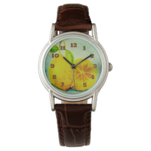 Vintage Stil Lemons Armbandsur
