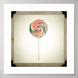 VINTAGE STIL LOLLIPOP PHOTOGRAPH POSTER
