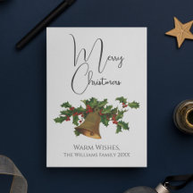 Vintage Stil Mistletoe Bell God jul