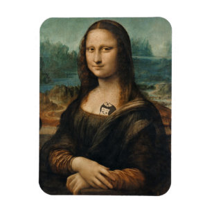 Vintage-Stil "Mona Lisa" Magnet