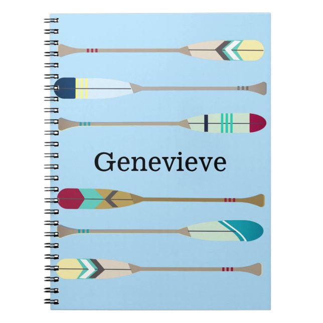 Vintage-stil Oars Anteckningsbok (Framsidan)